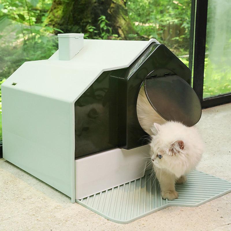 Enclosed Pet Oasis: The Ultimate Odor-Free Cat Litter Box